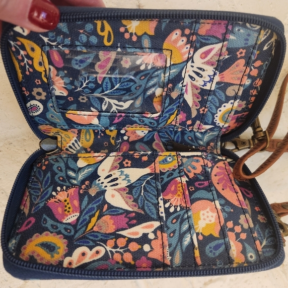 Sakroots Floral Crossbody Bag with Brown Accents - Picture 6 of 7